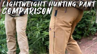 Early-Season & Lightweight Hunting Pant Comparison