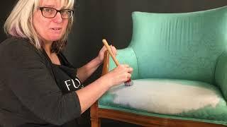 How to paint a fabric chair using Fusion Mineral Paint