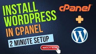 How To Install WordPress In cPanel 2025 - Softaculous Method (Step-By-Step)