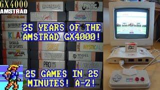 25 Years Of The Amstrad GX4000! 25 Games In 25 Minutes! A-Z