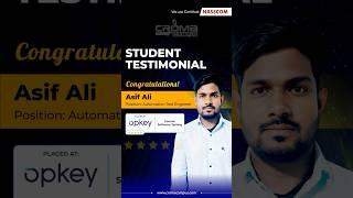 Placed Student Review | Asif Ali