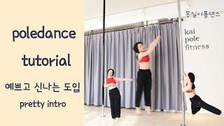 [poledance tutorial] 폴댄스 강의 / 예쁜 도입 신나는 도입 알려주세요