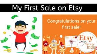 My experience selling on Etsy India | First sale on Etsy | Etsy International Ecommerce seller india