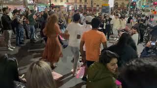 WALK FLINDERS STREET AT NIGHT | CITY OF MELBOURNE AUSTRALIA