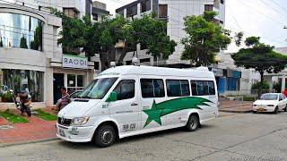 Barranquilla to Santa Marta, Colombia. Complete trip on Belinastur autobus.