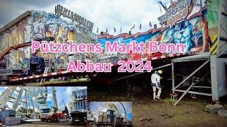 Pützchens Markt Bonn 2024 Abbau