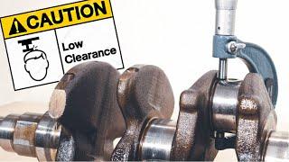 BEARING CLEARANCE - How to MEASURE and PREVENT engine damage