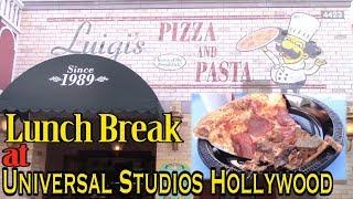 Lunch Break at Universal Studios Hollywood- Luigi's Pizza and Pasta