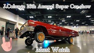 J.Colunga 16th Annual Super Car Show Austin,Tx 2024 #lowrider #bigrims #carvlog