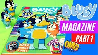  BLUEY Magazine Part 1| Books & crafts | Bluey Books & Games | Disney Jr | ABC Kids️