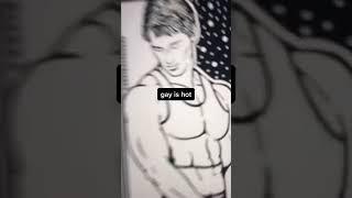 I make gay art every day #shorts #artshorts #gayshorts