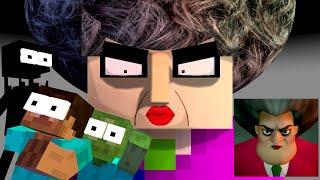 SCARY TEACHER PRANK CHALLENGE - MINECRAFT ANIMATION