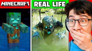 Minecraft Items in REAL LIFE! (Animals, Items, Blocks)