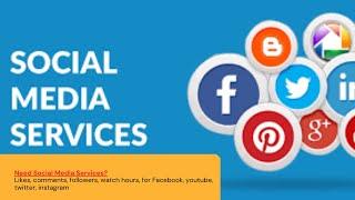 Social media services Provider