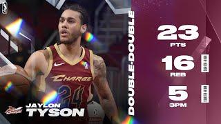 NBA First Round Pick Jaylon Tyson Drops 23 PTS, 16 REB & 5 3PM vs. Gold