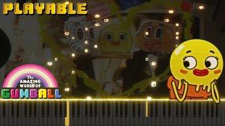 Sarah's Stalker Song [PLAYABLE] - The Amazing World of Gumball | Revision by ShazzAHA (Synthesia)