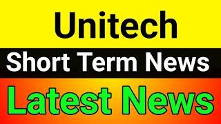 Unitech share unitech share latest news today unitech share price