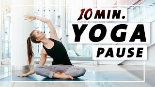 Yoga Flow Anfänger und Mittelstufe | 10 Minuten Entspannung, Dehnung & Kraft