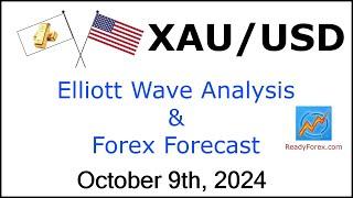 XAUUSD Elliott Wave Analysis | Gold Analysis | October 9, 2024 | XAUUSD Analysis Today