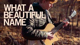 What A Beautiful Name - Hillsong Worship - Fingerstyle Guitar Cover (With Tabs)