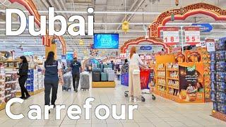 Dubai [4K] Carrefour Hypermarket, Mall Of Emirates Walking Tour 