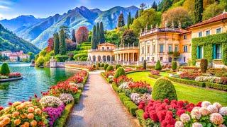 BELLAGIO AND VILLA MELZI, LAKE COMO : THE MOST BEAUTIFUL PLACE ON LAKE COMO - WALKING TOUR, ITALY 4K