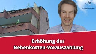 Erhöhung der Nebenkosten-Vorauszahlung durch Vermieter | Rechtsanwalt Dr. Achim Zimmermann