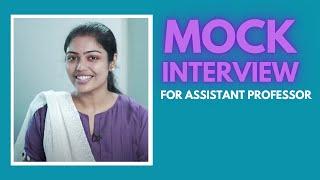 Mock Interview for Assistant Professor English