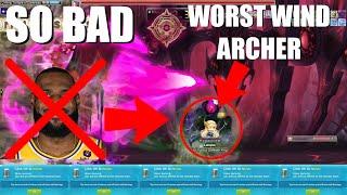 worst wind archer in maplestory struggling to blue dot bosses