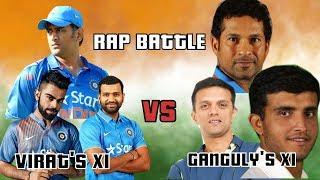 Virat's XI vs Ganguly's XI | Rap Battle