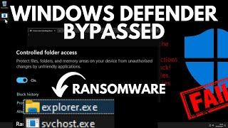 Windows Defender CFA bypassed by Ransomware