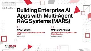 Building Enterprise AI Apps with Multi-Agent RAG Systems (MARS) | TechCrunch Disrupt 2024