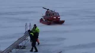 Eisfahrt in der Bay of Bothnia