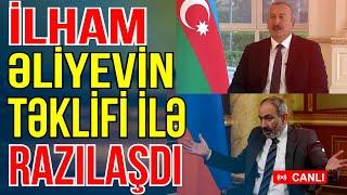 Paşinyan İlham Əliyevin təklifi ilə razılaşdı - Birlikdə imtina etdilər - Media Turk TV