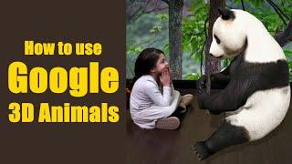 How to view Google 3D Animals in Iphone or Android Mobile / Tablet / IPad | Updated Animal List