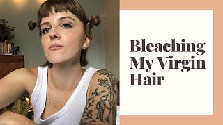 HOW TO: Bleach short virgin hair at home with SHADOW ROOT