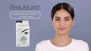 Augenbrauen färben mit dem BeautyLash Pro Brow Colour Färbeset