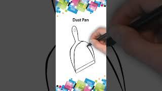 Draw Dust Pan | Easy drawing | #drawings #shorts #trendingshorts #viralshortsvideo