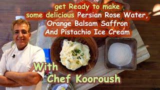 Persian Saffron And Pistachio Ice Cream I Akbar Mashti I How To With Chef Kooroush