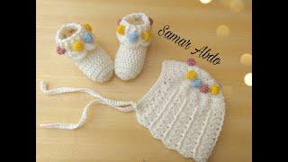 كروشية لكلوك / شراب / سليبر أطفال حديثى الولادة بخطوات سهلة للمبتدئين crochet baby shoes