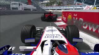 rFactor F1 2007 - Robert Kubica Onboard Monaco (RACE LAP)