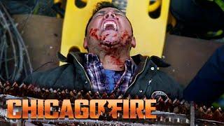 Man Gets Trapped in a Wood Chipper | Chicago Fire