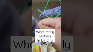 What really matters in knitting