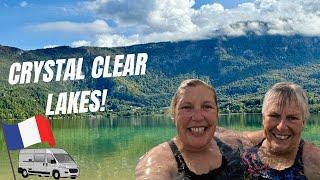 Swimming In The French Alps! Van life FRANCE!