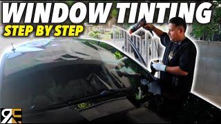 How To Tint Your Own Windows Step By Step - Ride Along - Reyes The Entrepreneur