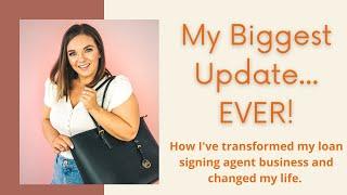 Loan Signing has changed my life! My biggest announcement yet and how my business has transformed!