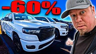 CUTTING PRICES 60% - RAM SHOCKS The ENTIRE Car Market!