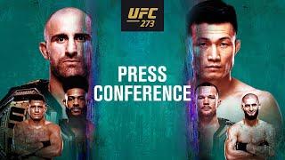 UFC 273: Pre-Fight Press Conference