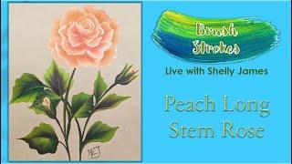 Acrylic Painting - LIVE with Shelly, Michelle My Belle Designs: Rose Demo | Michelle James 2025