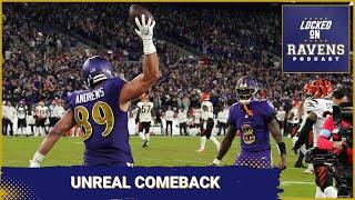 Baltimore Ravens pull of UNREAL comeback on Cincinnati Bengals behind Lamar Jackson, timely defense